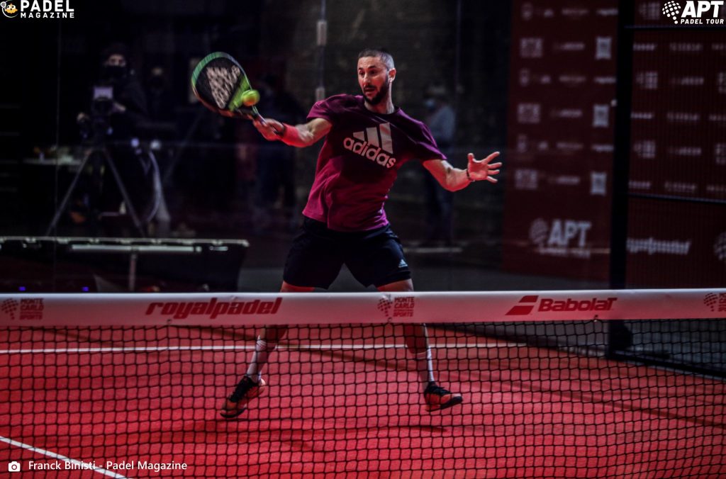 padel forehand volley